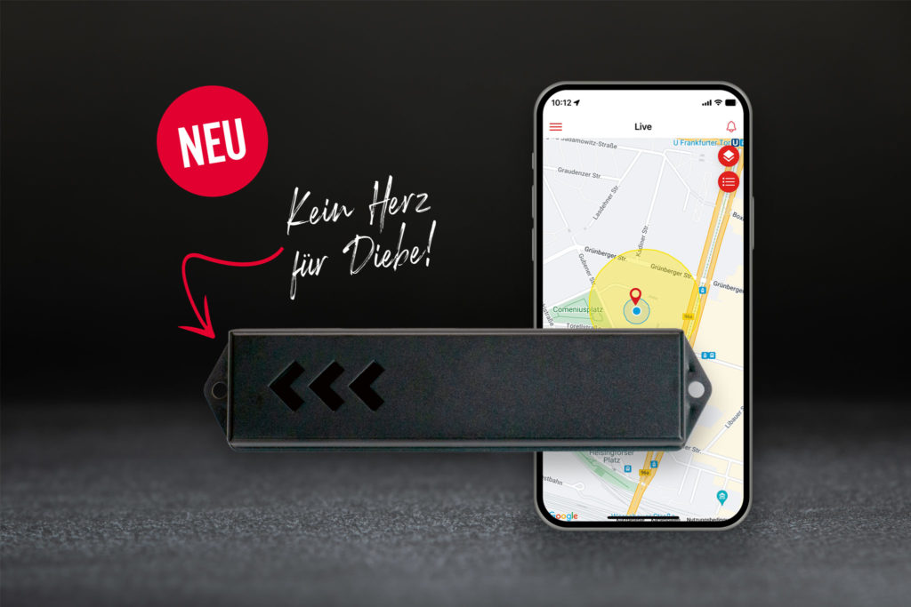 Mi04 GPSTracker ohne monatliche Kosten Diebstahlschutz